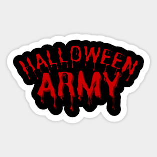 Halloween Army Sticker